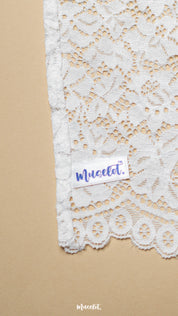 Milky Bar White - Lace Mockers