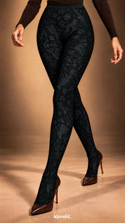 Wild Bloom - Layered Designer Stockings