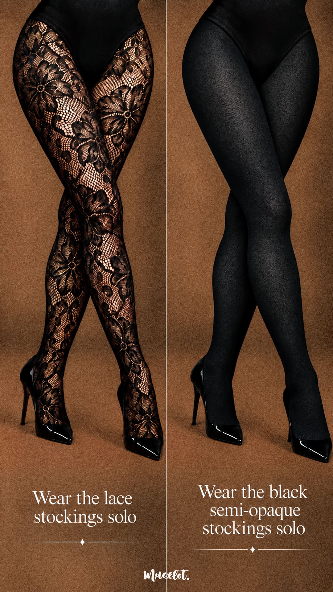 Wild Bloom - Layered Designer Stockings