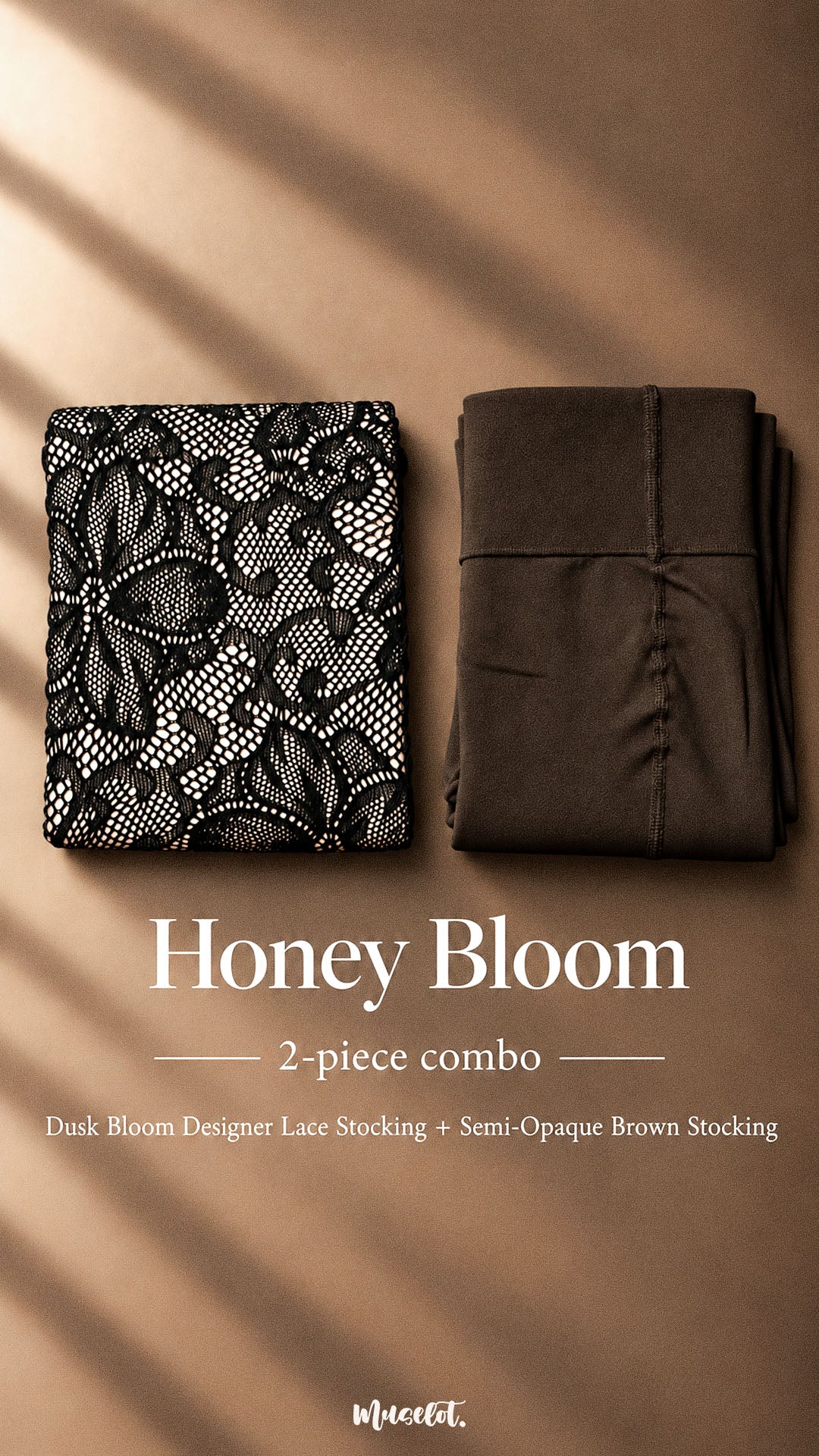 Honey Bloom - Layered Designer Stockings