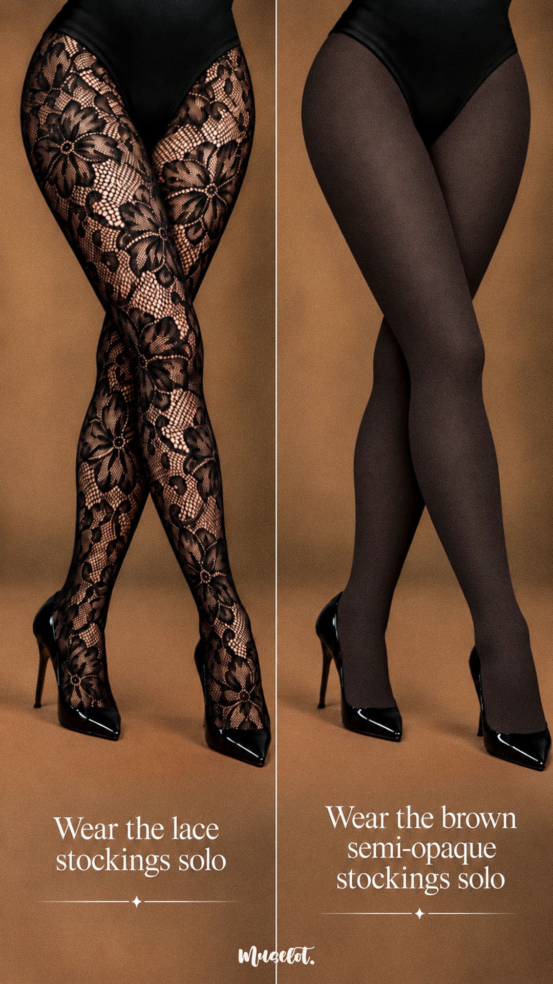Honey Bloom - Layered Designer Stockings