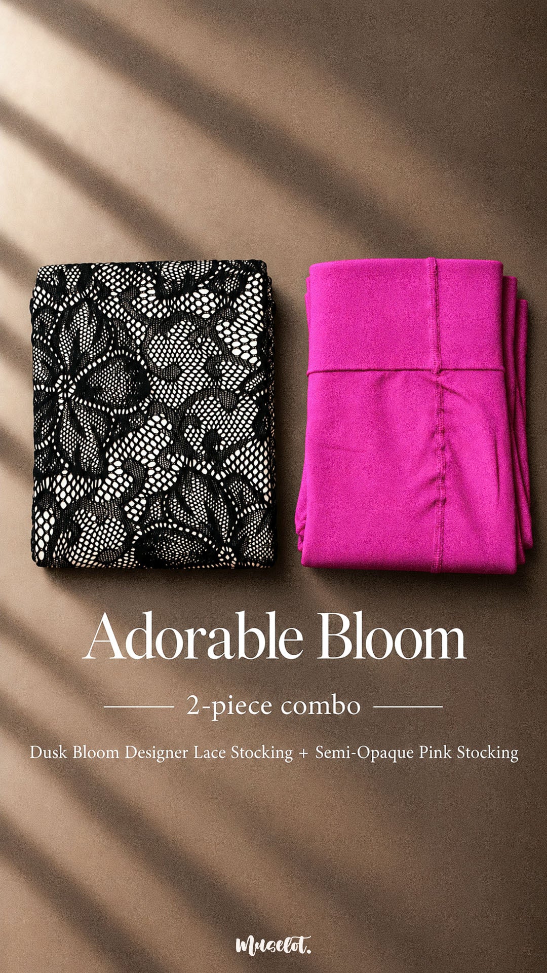 Adorable Bloom - Layered Designer Stockings