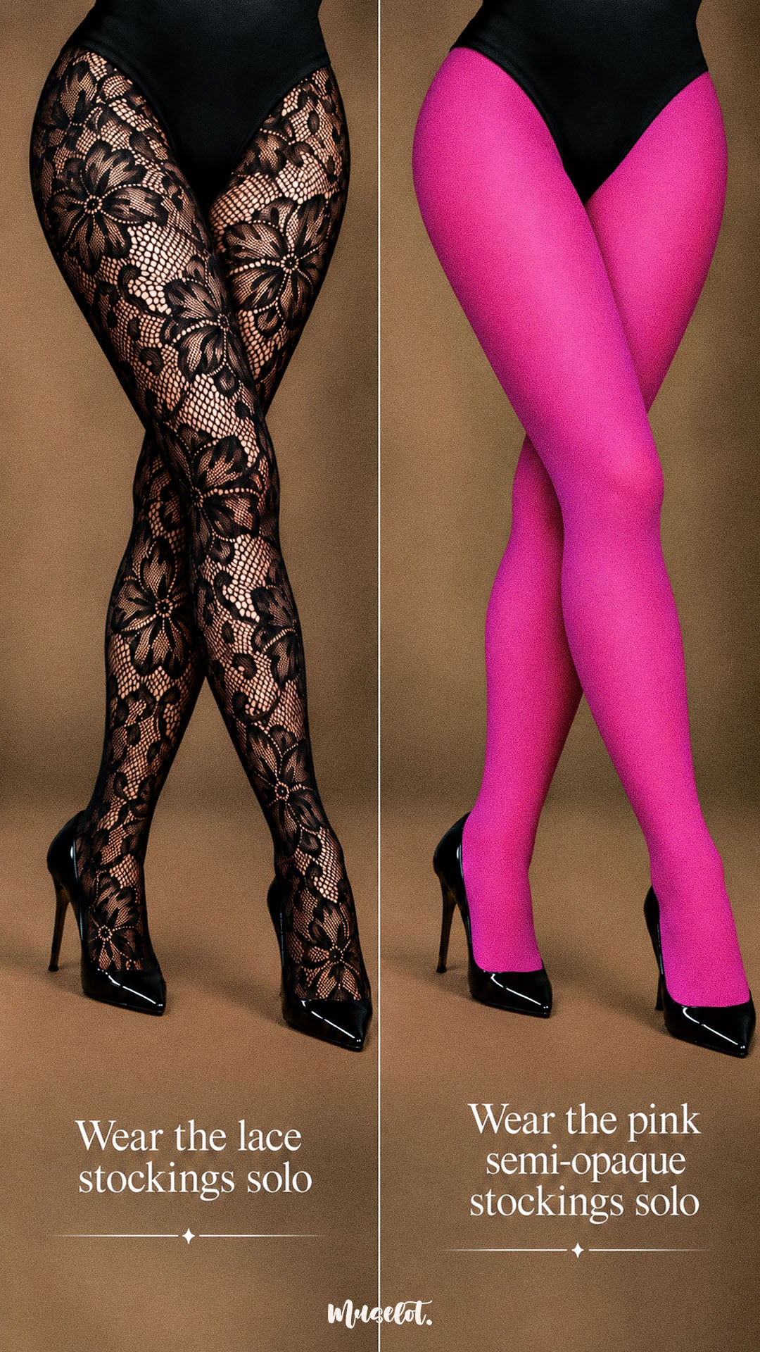 Adorable Bloom - Layered Designer Stockings