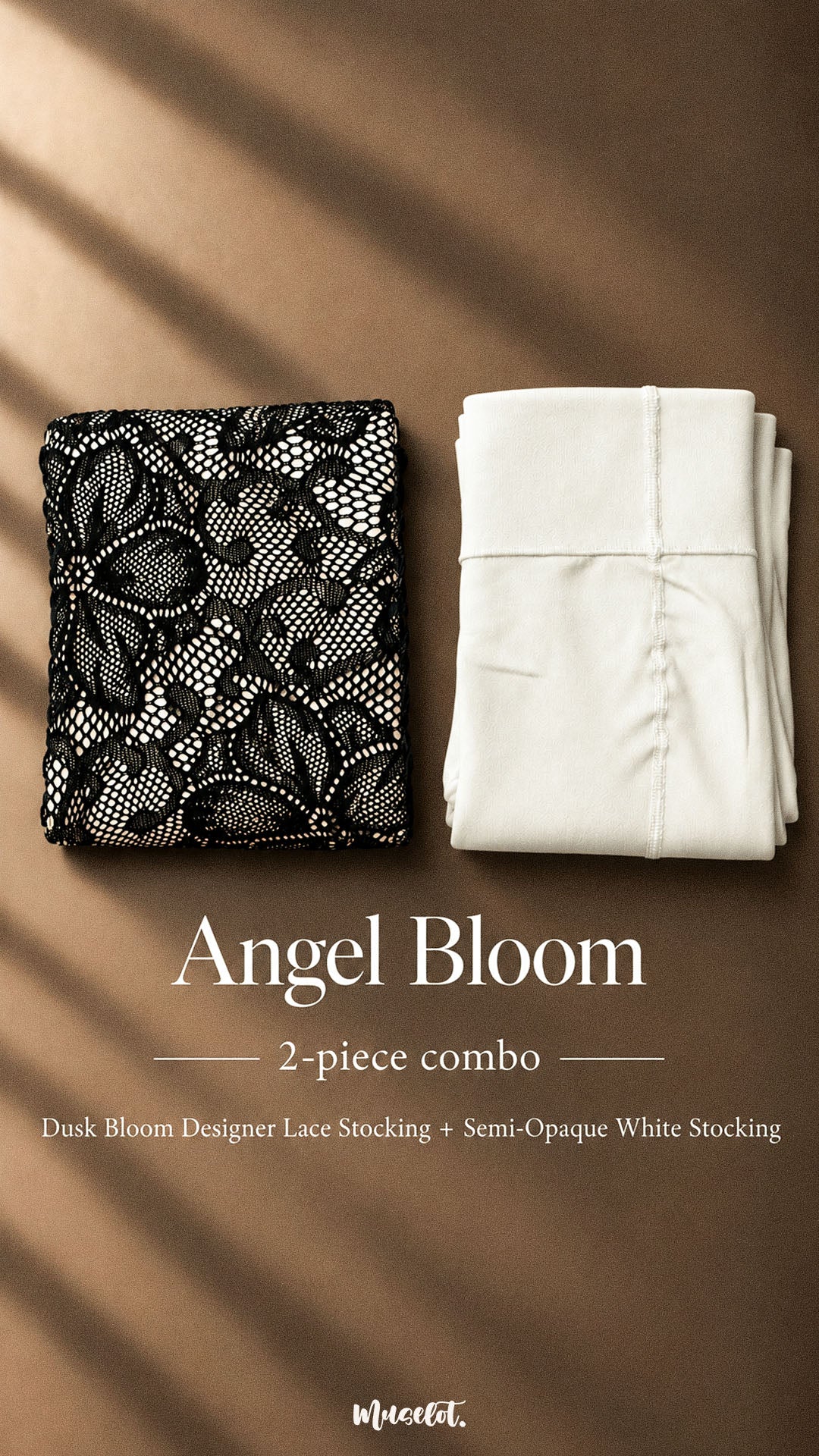 Angel Bloom - Layered Designer Stockings