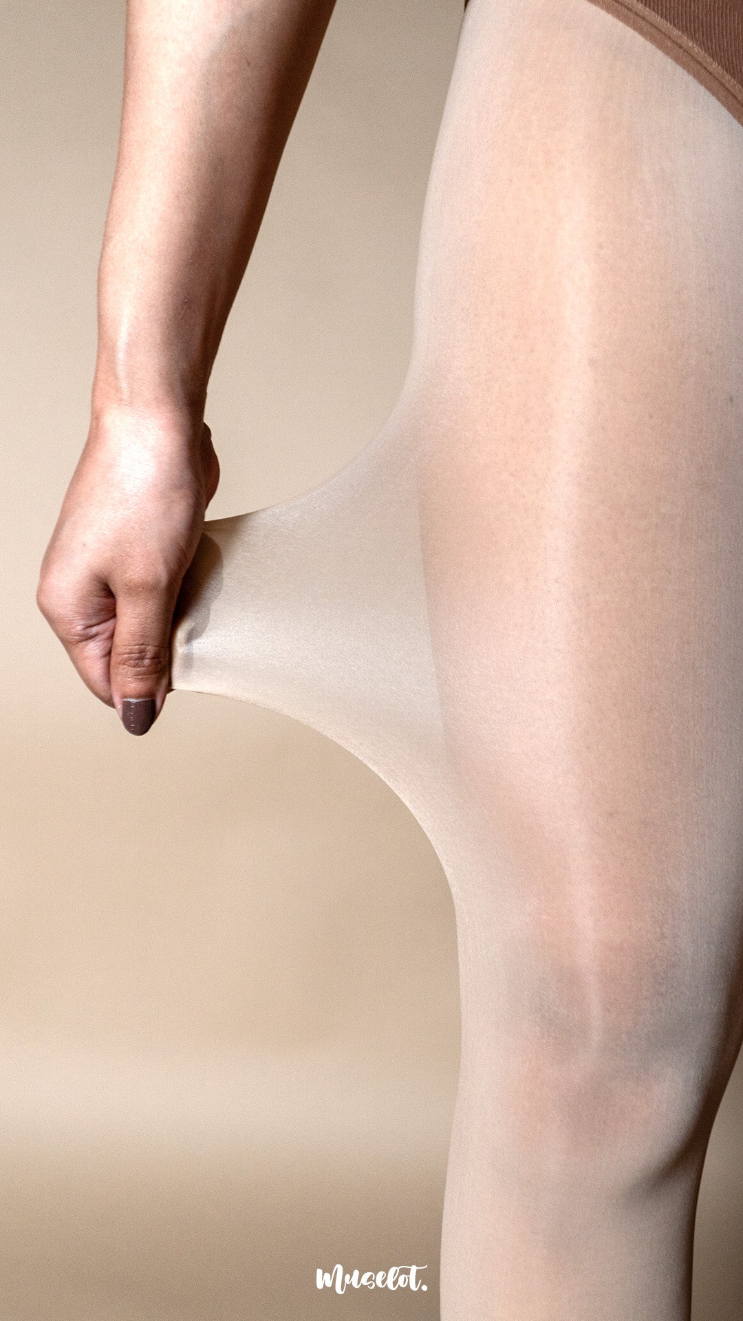 Glossy Semi-Sheer Silky Stockings