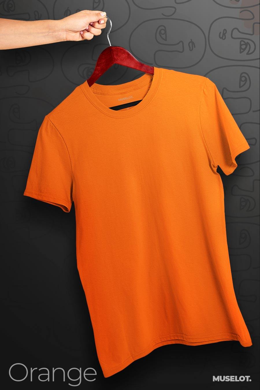 plain t shirts - Plus size t shirts (light solid colors)  - MUSELOT