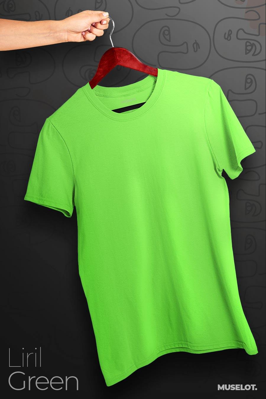 plain t shirts - Plus size t shirts (light solid colors)  - MUSELOT