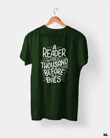 Readers lives 1000 lives printed t shirts