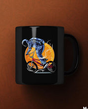  - Cyclist in space  - MUSELOT