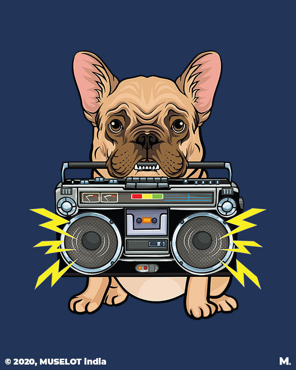 Pawsome boombox printed hoodies
