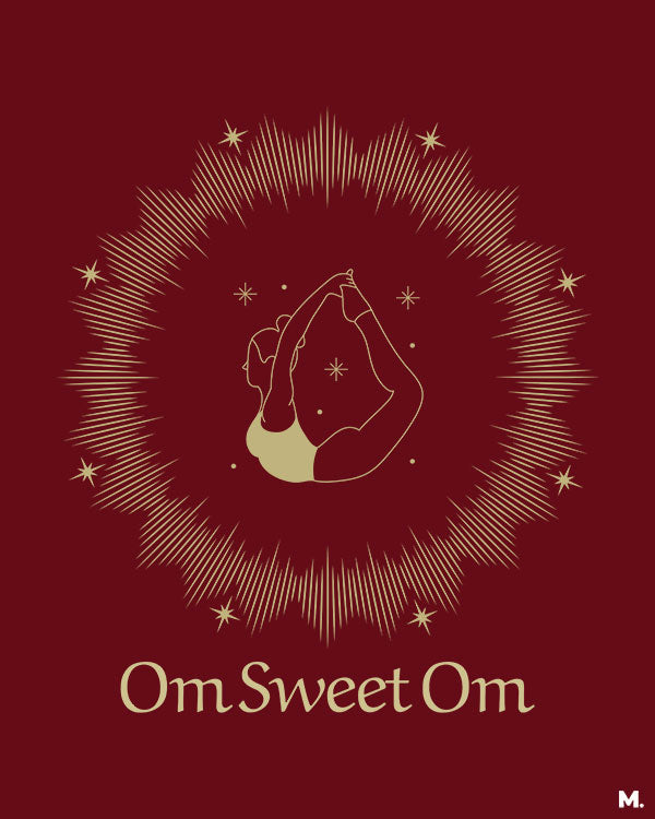printed t shirts - Om sweet om - MUSELOT