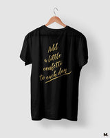 Add a little confetti printed t shirts