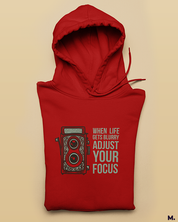 Printed hoodies - Adjust your focus  - MUSELOT