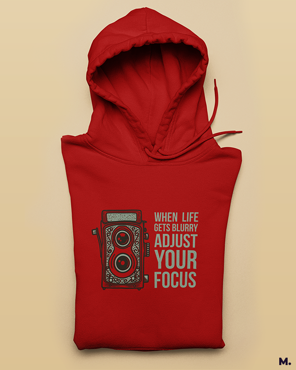 Printed hoodies - Adjust your focus  - MUSELOT