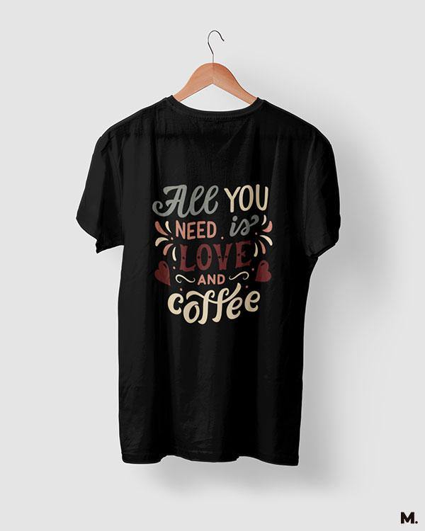 printed t shirts - Love and coffee  - MUSELOT