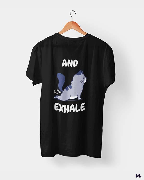 printed t shirts - And exhale  - MUSELOT