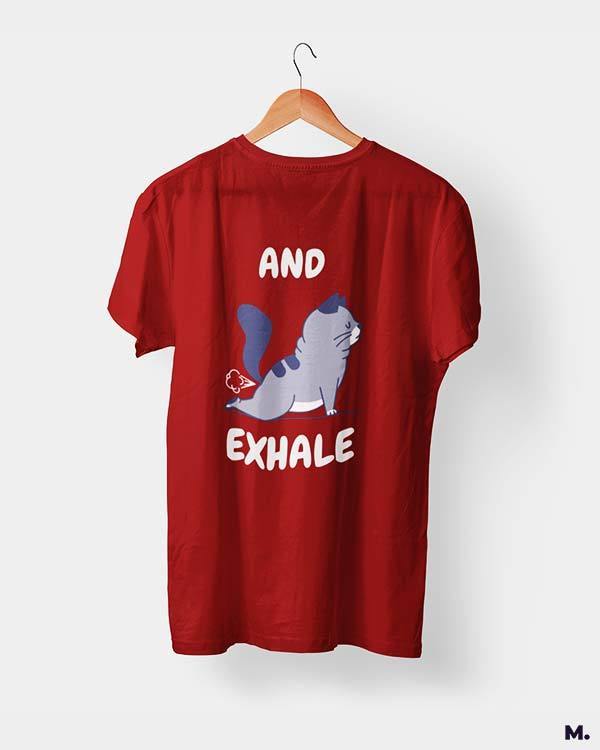 printed t shirts - And exhale  - MUSELOT