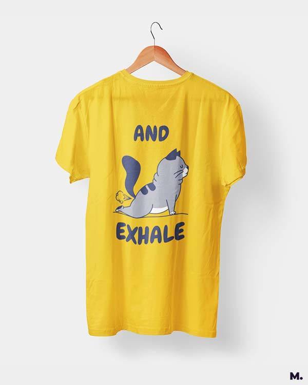 printed t shirts - And exhale  - MUSELOT