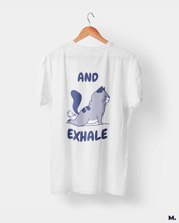 printed t shirts - And exhale  - MUSELOT