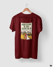 printed t shirts - Architecture is art we live in  - MUSELOT