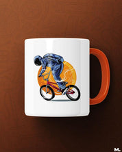  - Cyclist in space  - MUSELOT