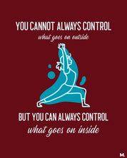 printed t shirts - You can control your innerself - MUSELOT