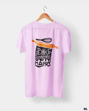 printed t shirts - Bake someone happy  - MUSELOT
