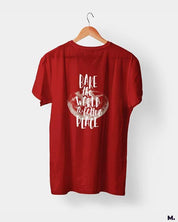 printed t shirts - Bake world a better place  - MUSELOT