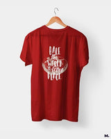 Bake world a better place printed t shirts