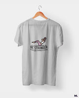 Stronger than strongest excuse printed t shirts