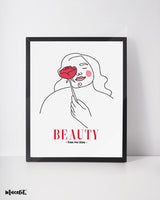 Beauty has no size posters