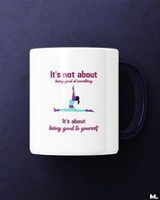 Printed mugs - Be good to yourself  - MUSELOT