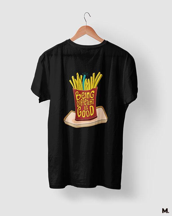printed t shirts - Being different is good  - MUSELOT