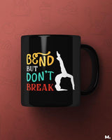 Bend but don't break printed mugs