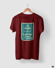 printed t shirts - Be positive for positives  - MUSELOT