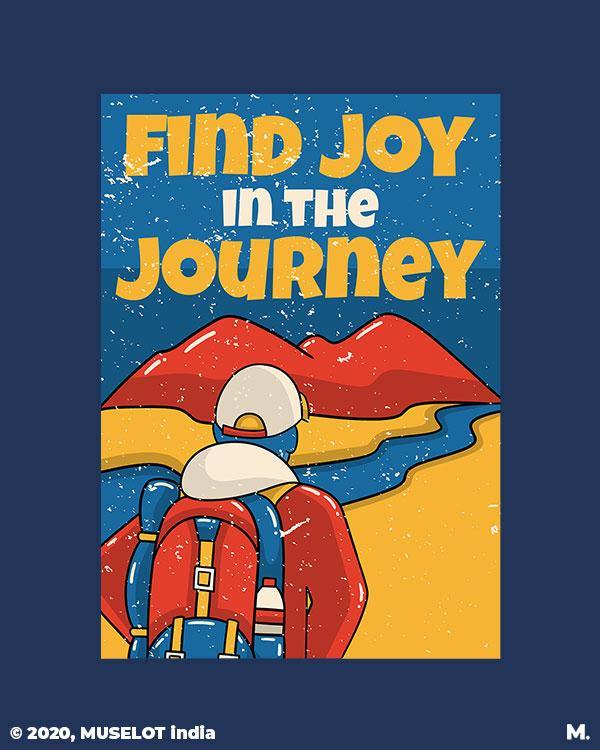 Printed hoodies - Find joy in the journey  - MUSELOT