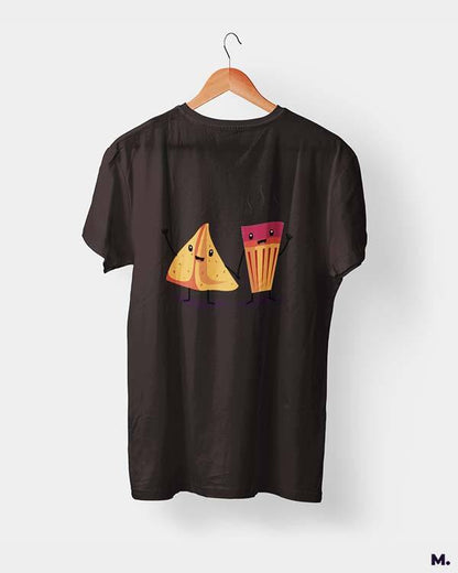 printed t shirts - Chai samosa  - MUSELOT