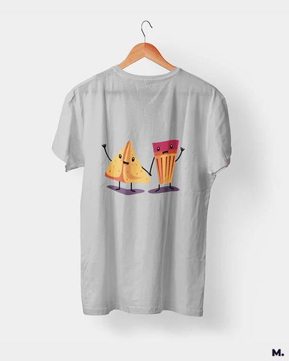 printed t shirts - Chai samosa  - MUSELOT