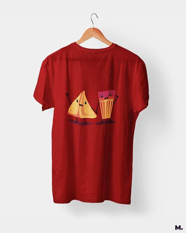 printed t shirts - Chai samosa  - MUSELOT