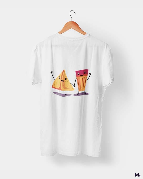 printed t shirts - Chai samosa  - MUSELOT