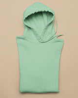 Classic mint green plain hoodies