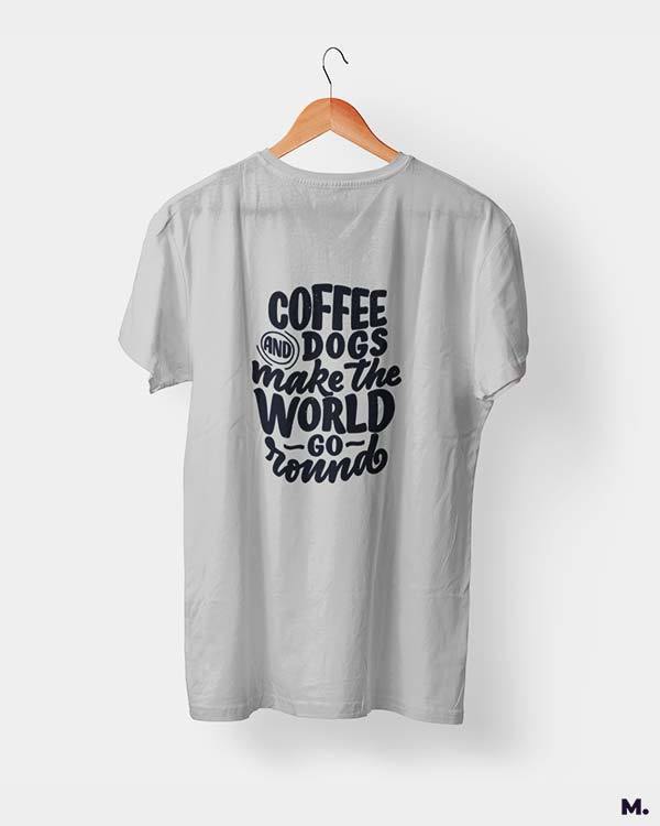 printed t shirts - Coffee and dogs  - MUSELOT