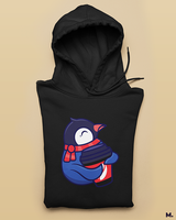 Coffee in winters printed hoodies