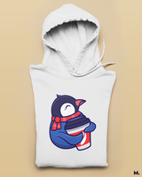 Coffee in winters printed hoodies