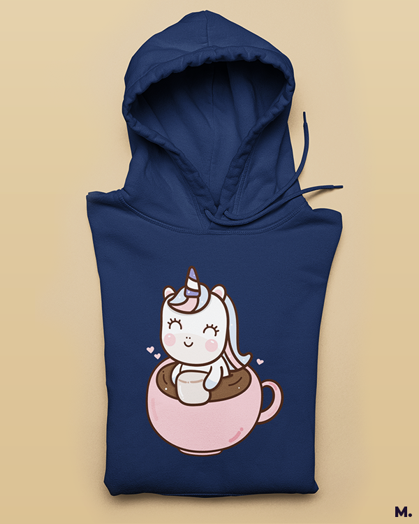 Printed hoodies - Coffee is my unicorn  - MUSELOT