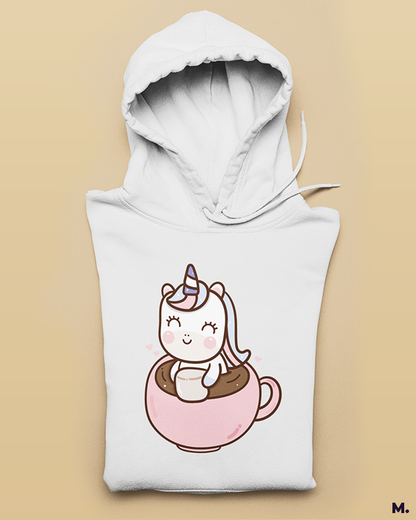 Printed hoodies - Coffee is my unicorn  - MUSELOT