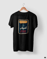 Coffee is liquid optimism printed t shirts