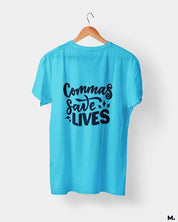 printed t shirts - Commas save lives  - MUSELOT