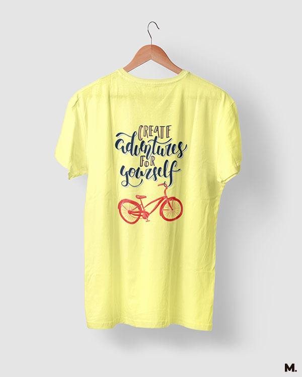 printed t shirts - Create adventures for yourself  - MUSELOT