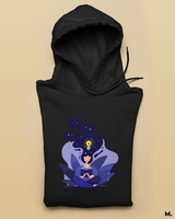 Creativity unlocked printed hoodies